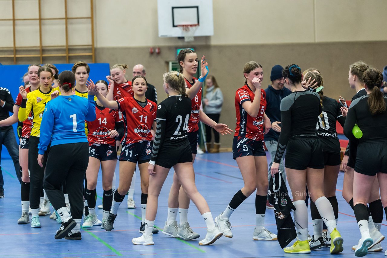 Bild 229 - B-Juniorinnen SG HH Nord - SV Henstedt Ulzburg : Ergebnis: 23:22